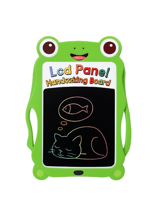 لوح كتابة LCD للأطفال بمسح بضغطة واحدة وقفل شاشة – لتعليم الرسم والحروف والأرقام بدون ورق أو حبر مناسب للسفر والمدرسة- أخضر - Image 1